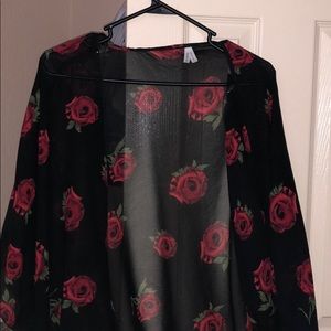 Rose Sheer cardigan